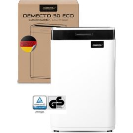® Déshumidificateur 12 l/24 h ¿ Déshumidificateur silencieux avec roulettes ¿ Déshumidification silencieuse et économe en énergie pour les pièces à vivre et les bureaux jusqu'à 25 m²/125 m³ ¿