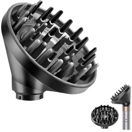 Diffuseur amélioré pour sèche-cheveux Dyson Airwrap HS05 HS03 HS01 - Noir et gris