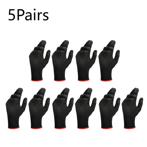Gants Thermiques Coordonnants Unisexes Pour Écran Tactile,Gants De Moto Tricotés Respirants,Gants De Sport Anti-Transpiration,Doigts Complets - Type 5 Pairs