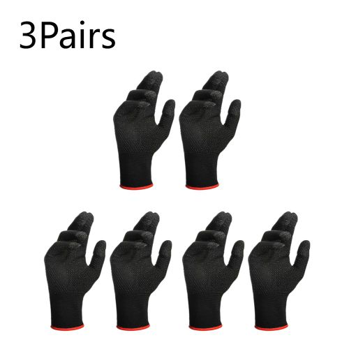 Gants Thermiques Coordonnants Unisexes Pour Écran Tactile,Gants De Moto Tricotés Respirants,Gants De Sport Anti-Transpiration,Doigts Complets - Type 3 Pairs