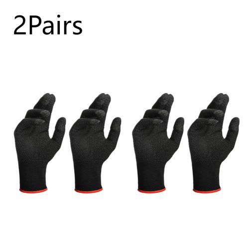 Gants Thermiques Coordonnants Unisexes Pour Écran Tactile,Gants De Moto Tricotés Respirants,Gants De Sport Anti-Transpiration,Doigts Complets - Type 2 Pairs