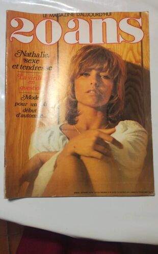 Magazine 20 Ans.Septembre 1973.Numéro 133 .Nathalie Sexe Et Tendresse
