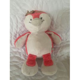 Doudou peluche pingouin rose Daisy et coco noukies 28cm pinguïn pinguin roos 