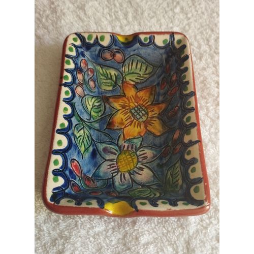 Cendrier Poterie Vintage Signé Olaria Flosa Redondo - Portugal - Vintage