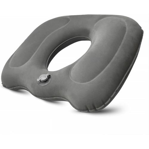 Coussin Coccyx Portable Coussin Hemorroides Gris Coussin Fesses Convient Aux Fauteuils Roulants Chaises De Bureau Sièges De Voiture Et Oreillers De Voyage