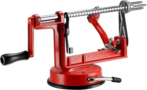 Éplucheur Et Dénoyauteur 3 En 1-Éplucheur De Pommes-Dénoyauteur De Pommes-Coupe-Pommes-Éplucheur Pomme-Rouge