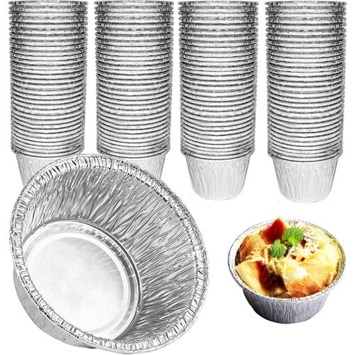 Grand Plateau En Aluminium 50x30x8 Cm - Pour Cuisson, Cuisson Au Four, Barbecue, Stockage - Jetable Et Recyclable - 9