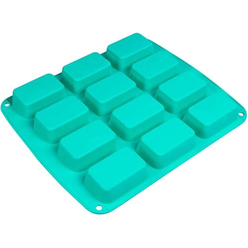 Wmoulle A Brownie Plaque De Cuisson En Silicone Pour Mini Pain Moule À Gâteau Rectangulaire Pour Brownie,Cheesecake,Mini Gâteau,30 X 25,4 X 2,5 Cm