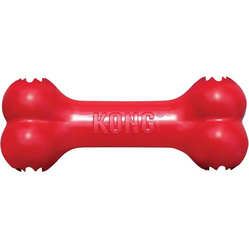 Goodie Bone-Os Classique En Caoutchouc Naturel Durable Pour Chien-Distributeur De Friandises-Pour Petits Chiens-Rouge