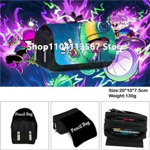 Trousse À Crayons Pour Enfants,Sac À Crayons À Pointes De Héros De Dessin Animé,Boîte À Stylos De Jeu,Fournitures Scolaires Pour Étudiants,Étui À Stylos De Papeterie Corbeau Shelly.Hybd002.Taille Uni