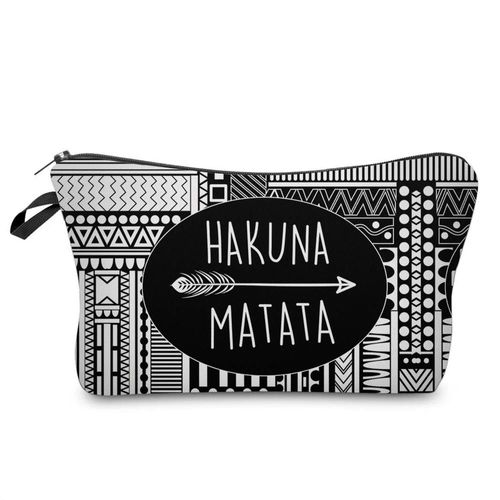 KADSL-Trousse À Cosmétiques Imprimée Lettre Pour Femmes, Trousse De Maquillage Portable, Sac De Rangement De Voyage, Mini Étuis À Crayons, Mode, Offre Spéciale,303-13 Letter