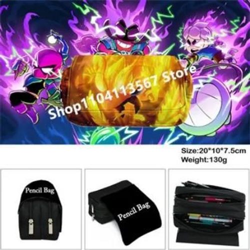 Trousse À Crayons Pour Enfants,Sac À Crayons À Pointes De Héros De Dessin Animé,Boîte À Stylos De Jeu,Fournitures Scolaires Pour Étudiants,Étui À Stylos De Papeterie Corbeau Shelly.Hybd015.Taille Uni