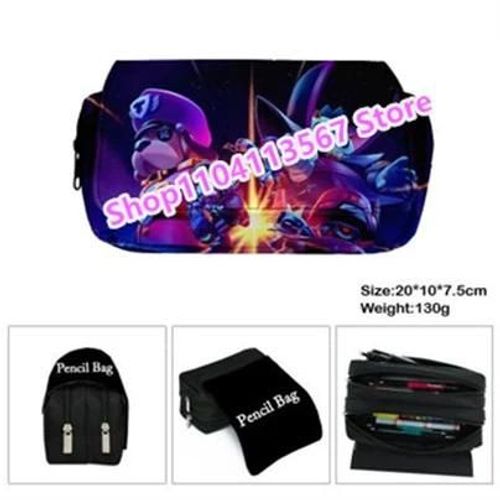 Trousse À Crayons Anime Spike Colt Jessie Crow,Sac À Crayons En Toile Pour Enfants De Retour À L'école,Sac De Papeterie De Haute Qualité,Figurines De Dessin Animé.Hybd014.Taille Unique
