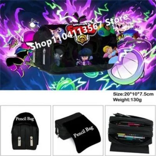 Trousse À Crayons Pour Enfants,Sac À Crayons À Pointes De Héros De Dessin Animé,Boîte À Stylos De Jeu,Fournitures Scolaires Pour Étudiants,Étui À Stylos De Papeterie Corbeau Shelly.Hybd013.Taille Uni