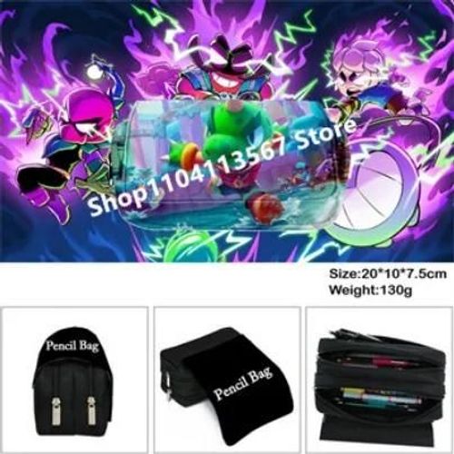 Trousse À Crayons Pour Enfants,Sac À Crayons À Pointes De Héros De Dessin Animé,Boîte À Stylos De Jeu,Fournitures Scolaires Pour Étudiants,Étui À Stylos De Papeterie Corbeau Shelly.Hybd018.Taille Uni