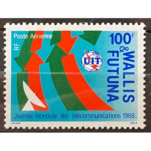 Timbre Neuf** Poste Aérienne Wallis Et Futuna 1988 Y&T 162