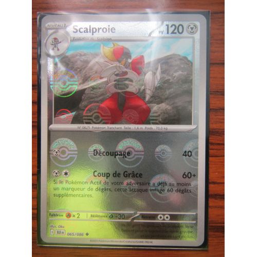 Scalproie - Reverse Pokeball - 065/086 - Foudre Noire