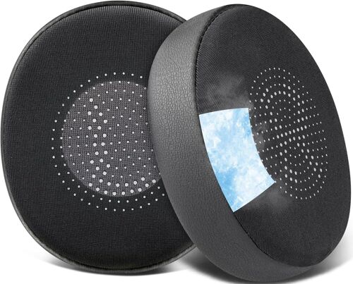 Cooling Gel Foam Cushion Pads for Jabra Evolve2 65 (Evolve 2 65MS 65UC MS UC) / Evolve2 40 (40UC 40MS USB) / Elite 45h On-Ear Wireless Headphones with Ice Silk Fabric