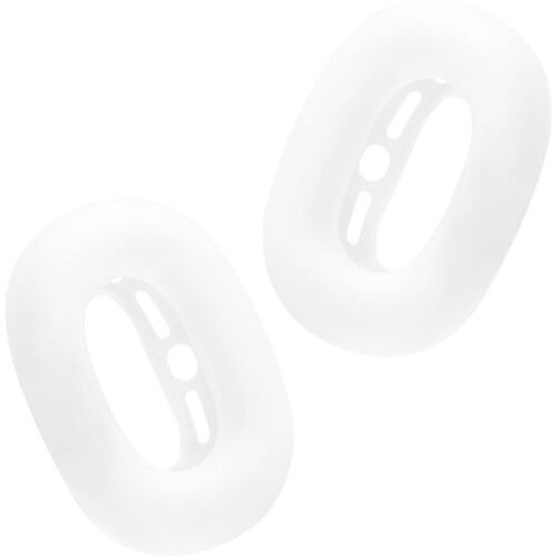 ELVORIX-Étui Coussinet Compatible avec Apple AirPods Max Coque - 2X Coque pour Coussinet Casque Audio en Silicone - Transparent Mat