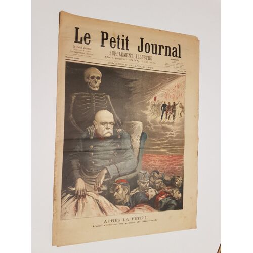 Le Petit Journal Supplément Illustré N° 230 14 Avril 1895 Apès La Fete L'anniversaire Du Prince De Bismarck . Théatre Du Chatelet Cendrillon