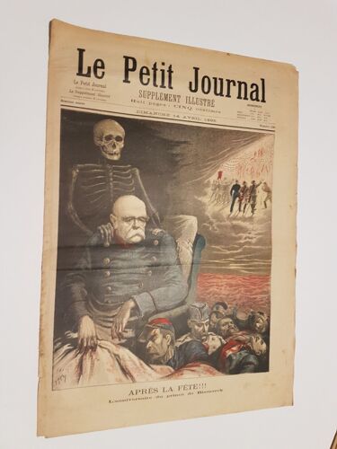 Le Petit Journal Supplément Illustré N° 230 14 Avril 1895 Apès La Fete L'anniversaire Du Prince De Bismarck . Théatre Du Chatelet Cendrillon