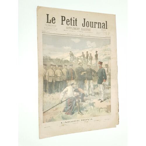 Le Petit Journal Supplément Illustré N° 235 19 Mai 1895 L'armée Hova Réguliers Marakely Garde De La Reine Supérieur Officier Artillerie Auxiliaire . Folies Bergères La Comtesse De X Et Ses Lions