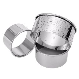 Coupe-Peau De Boulettes En Acier Inoxydable, Tranchant, Permettant D'éConomiser Du Travail, à Bord Uni, Rond Pour La Cuisine, 3 PièCes 