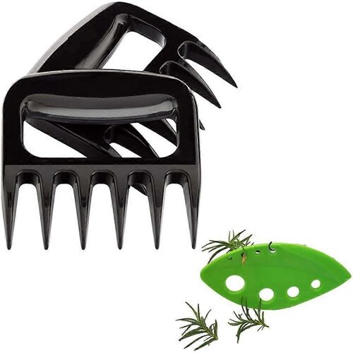 Griffes à viande, effilocheuse à viande Bear Claws, accessoires pour barbecue, griffes pour effilocher le porc, soulève, manipule, effiloche et coupe facilement la viande, indispensable pour les pros du barbecue.