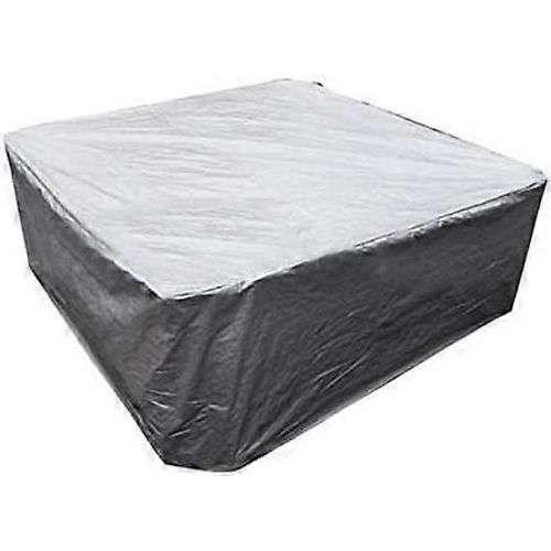 Bâche d'hiver pour piscines creusées - Étanche et anti-poussière - 217,9 x 217,9 x 89,9 cm - Argent