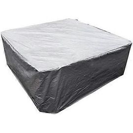 Bâche d'hiver pour piscines creusées - Étanche et anti-poussière - 217,9 x 217,9 x 89,9 cm - Argent