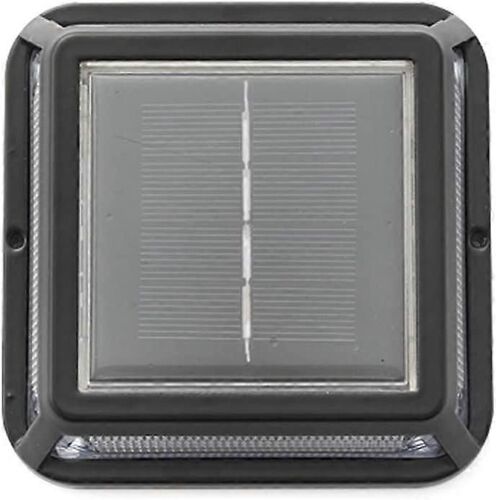 Lampe Solaire D'extérieur Carrée À 12 Led, Imperméable, Luminaire Décoratif Pour Jardin Et Rue