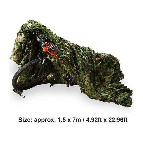 Filet De Camouflage, 1,5 X 7 M Camping En Plein Air Jungle Camouflage Woodlands