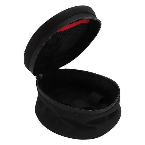 Chine Conteneur De Stockage Nylon Polyester Fermeture À Glissière Compact Portable Plaque Étui De Rangement Pour La Protection Du Camping Familial Noir