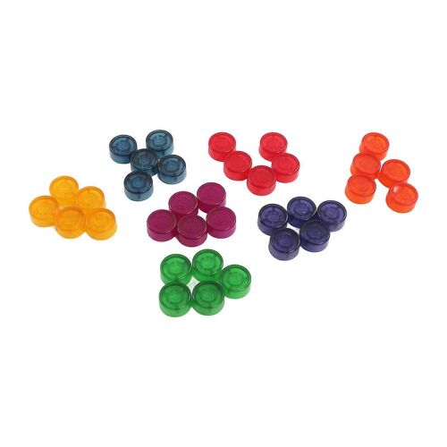 35 Pcs Footswitch Topper Guitare Effet Pédale Bouton Nail Cap Multi Couleur Nuit Style Lumineux