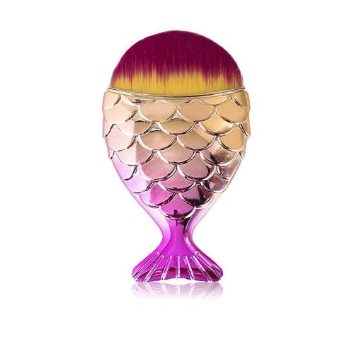 Pinceaux De Maquillage En Queue De Poisson Outils De Pinceau De Maquillage Cosmétique Pinceaux De Maquillage Sirène Douce 