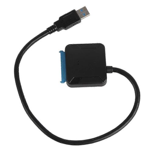 Câble adaptateur SATA vers USB 3.0 pour disque dur SSD 2,5 pouces 3,5 pouces Câble adaptateur haut débit SATA III vers disque dur USB