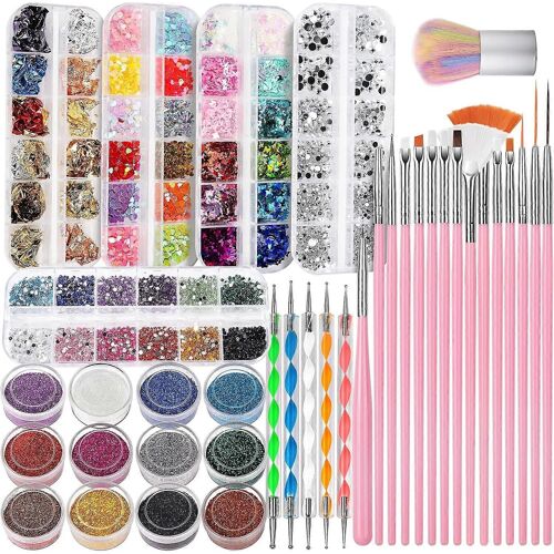 Kit De Nail Art,Kit D'outils De Conception D'ongles