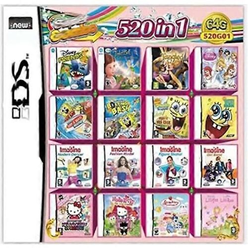 Cartouche De Jeu 3ds Nds : Carte Combinée 208 En 1,Cartouche Multi-Jeux Nds Avec 482 Jeux In1,510 Et 4307