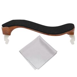 Violon Épaule Repose-Épaule Birdseye Maple Haute Densité Hauteur Réglable Silicone Antislip Pincement 3/4 4/4 Violon Épaulette