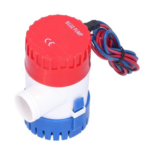 Pompe de cale électrique submersible à interrupteur semi-automatique CC,petite pompe pour vidange,alimentation 12 V/24 V,350/500/750/1 100 GPH (24 V,350 GPH)