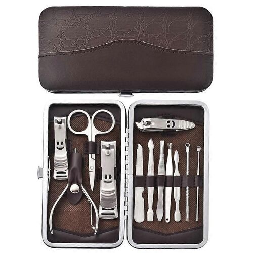 Coupe-Ongles Manucure Set Thick Nail Care Kit Dissolvant Cuticule Soin Des Ongles Pédicure Kit De Voyage Hommes Femmes