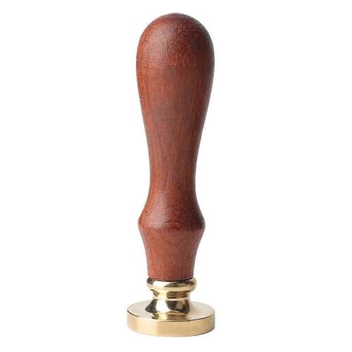 Tampon de cire à cacheter pour invitation de mariage,style rétro,style européen,avec manche en bois,n° 8