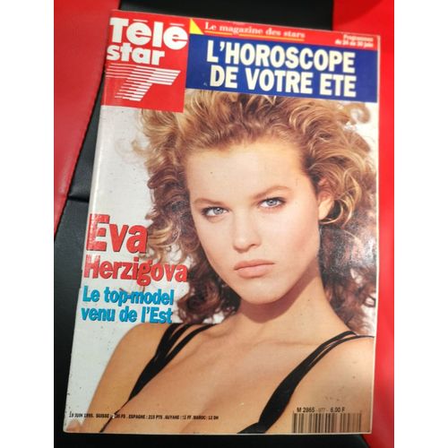 Télé Star N°977 19.6.1995 Eva Herzigova