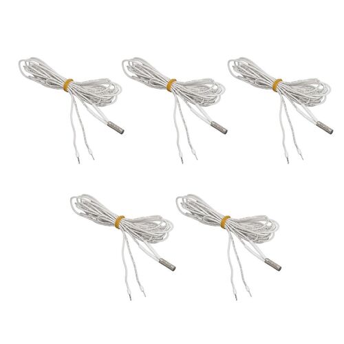 Cartouche chauffante en acier inoxydable nickel-chrome,5 pices,70 W,pour imprimante 3D,tube chauffant pour Ender 3,24 V,2 m