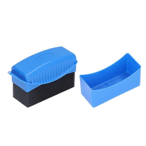 Contour de pneu dressing applicateur pad voiture roue polissage cirage lavage nettoyage éponge brossebleu