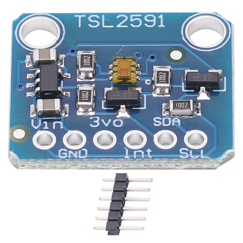 Capteur De Lumière Numérique Haute Dynamique I2c Avec Diodes Infrarouges Et À Spectre Complet Tsl2591 3,3-5v
