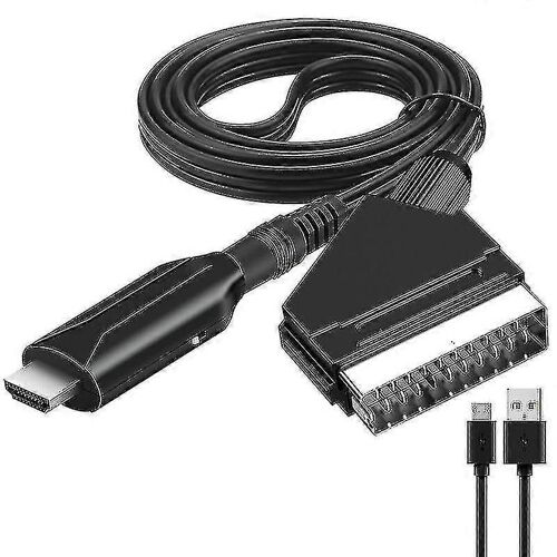 Scart To Hdmi Converter Audio Video Adapter pour Hdtv / dvd / set-top Box / ps3 / pal / ntsc