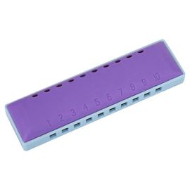 Harmonica À Bouche En Résine À 10 Trous Pour Enfants (Violet)