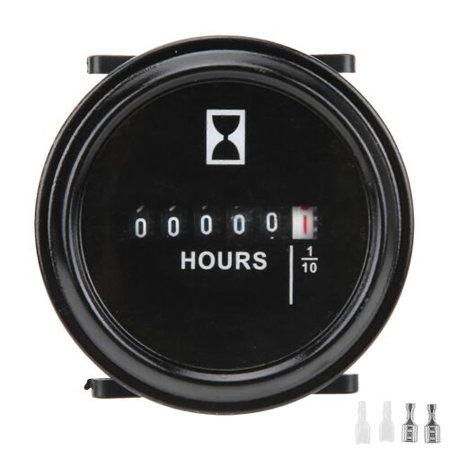 Jauge d'heure industrielle multifonctionnelle hermétiquement scellée SH1 de compteur d'heures de quartz pour générateur de navire