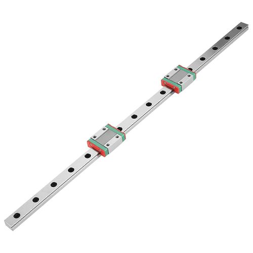 1 rail de guidage linéaire miniature MGN12 de 400 mm de largeur,12 mm,2 blocs coulissants MGN12B